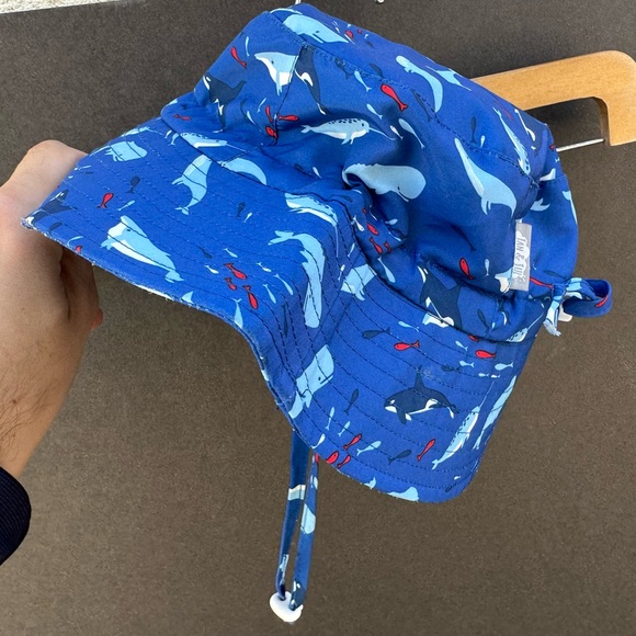 Kids bucket hat with drawstring - Picture 2 of 3